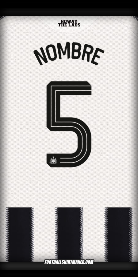 Jersey Newcastle United FC Cup 2025/2026 -  nombre - 5