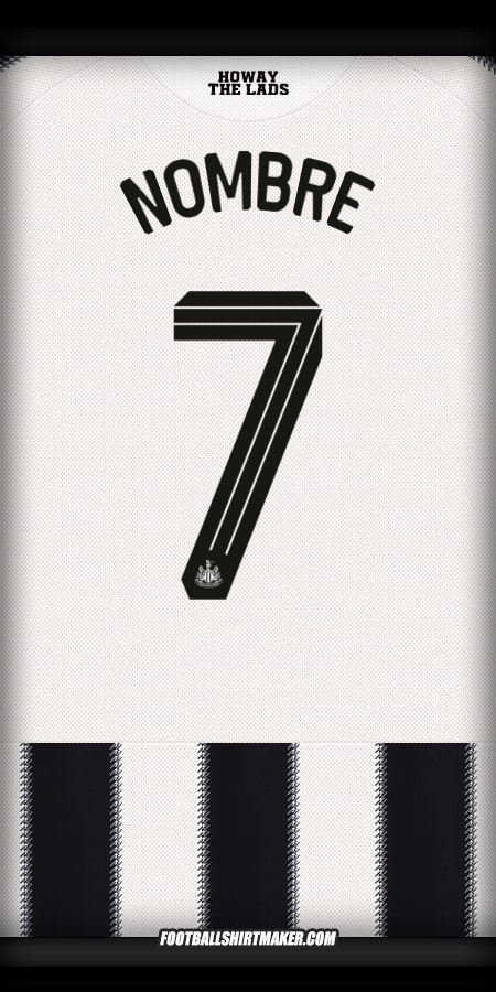 Camiseta Newcastle United FC Cup 2025/2026 -  nombre - 7