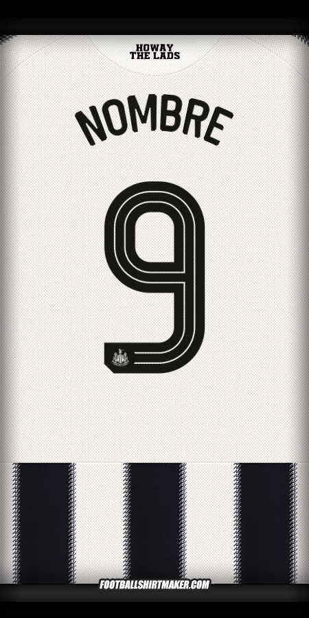 Jersey Newcastle United FC Cup 2025/2026 -  nombre - 9