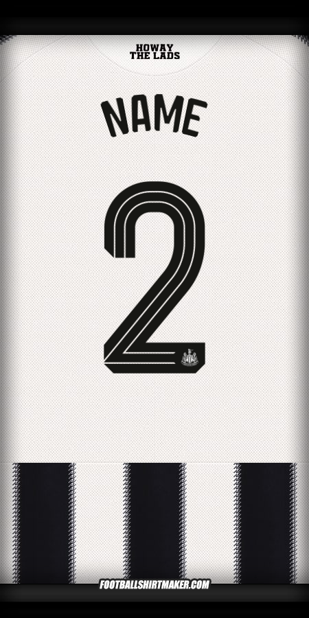 Jersey Newcastle United FC Cup 2025/2026 -  name - 2