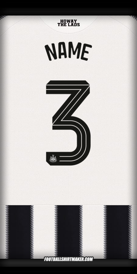 Jersey Newcastle United FC Cup 2025/2026 -  name - 3