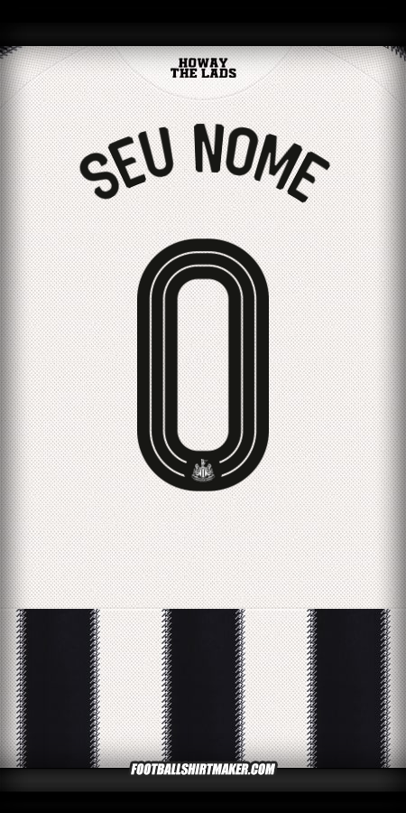Camisa Newcastle United FC 2025/2026 Cup -  seu nome - 0
