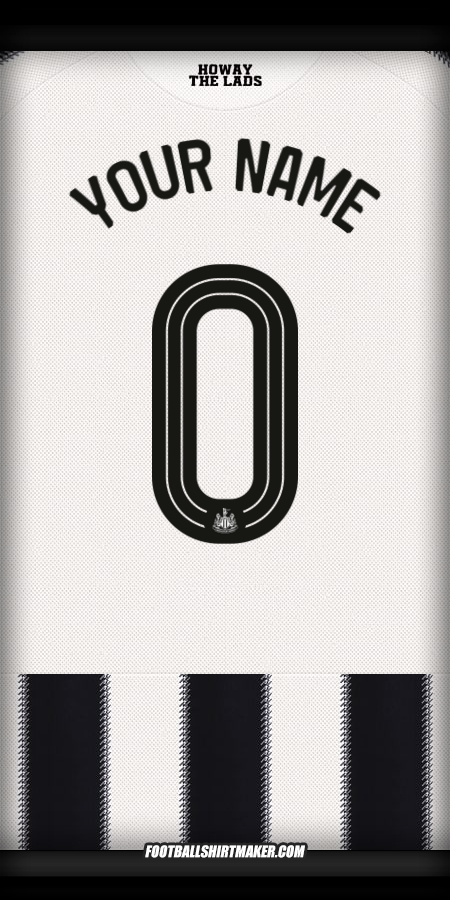 Shirt Newcastle United FC 2025/2026 Cup -  your name - 0