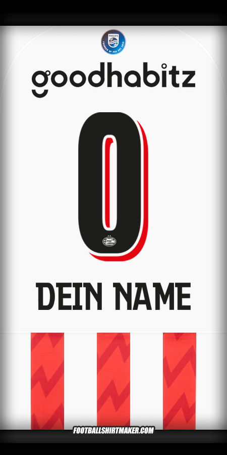 Trikot PSV 2025/2026 -  dein name - 0