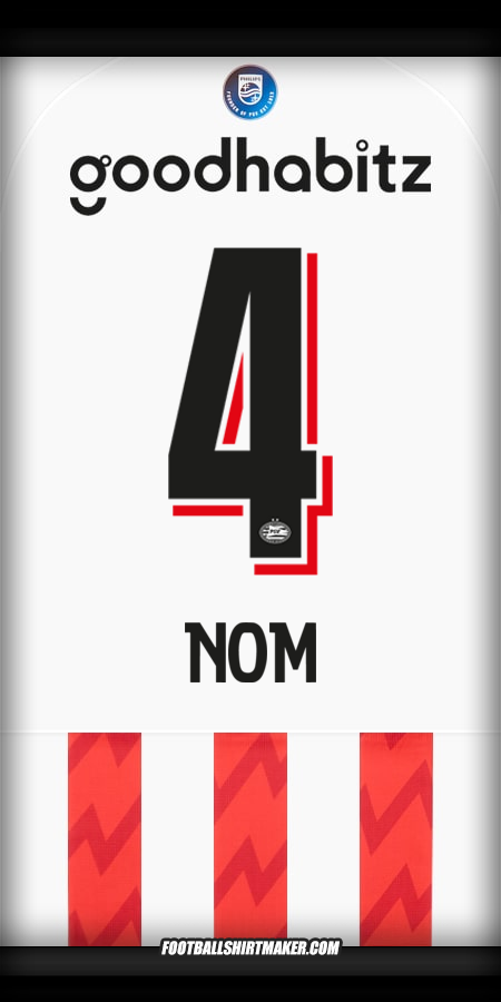 Maillot PSV 2025/2026 -  nom - 4