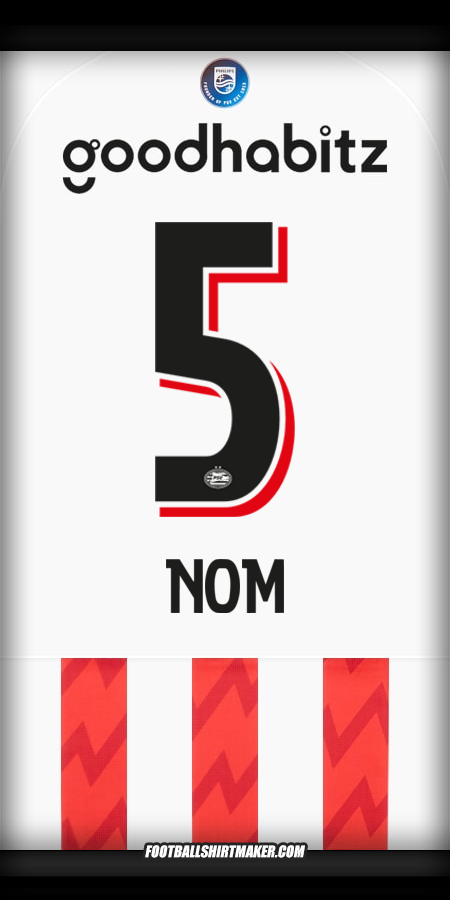 Maillot PSV 2025/2026 -  nom - 5