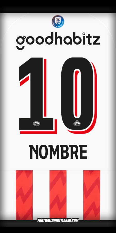 Jersey PSV 2025/2026 -  nombre - 10