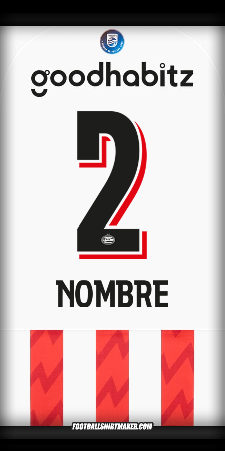 Jersey PSV 2025/2026 -  nombre - 2