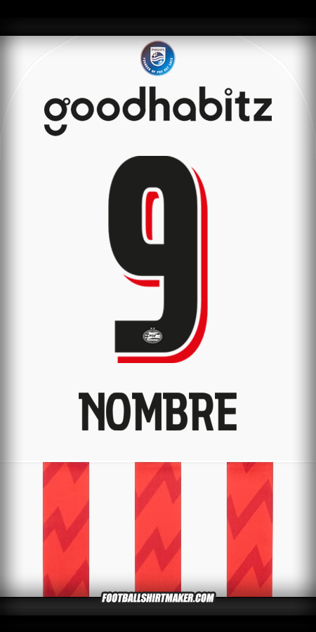 Jersey PSV 2025/2026 -  nombre - 9