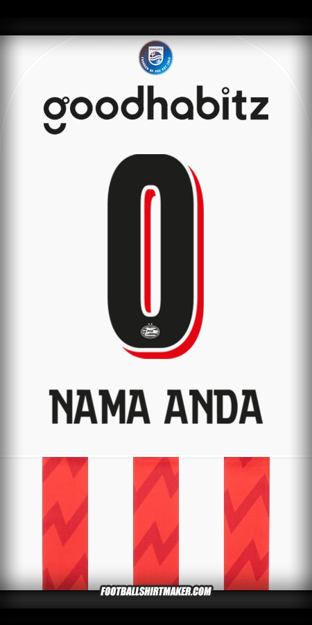 Jersey PSV 2025/2026 -  nama anda - 0