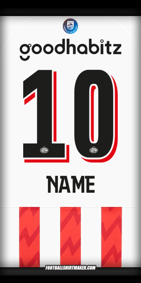 Shirt PSV 2025/2026 -  name - 10