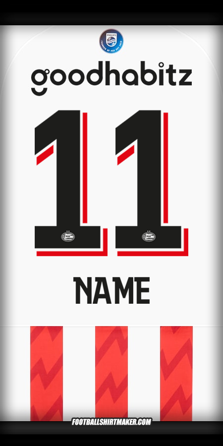 Jersey PSV 2025/2026 -  name - 11