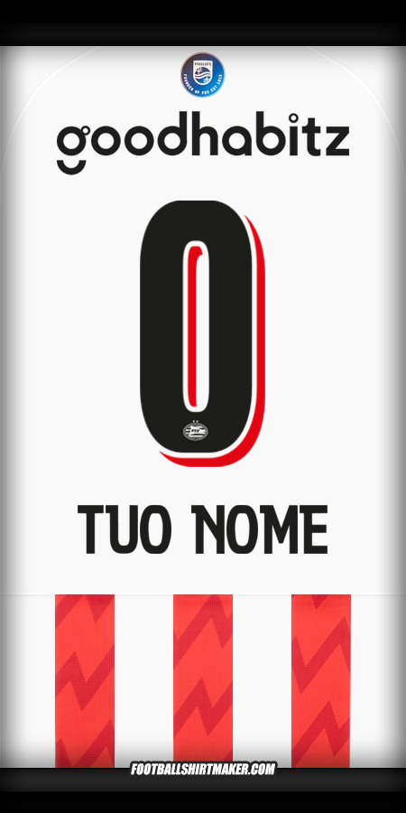 Maglia PSV 2025/2026 -  tuo nome - 0