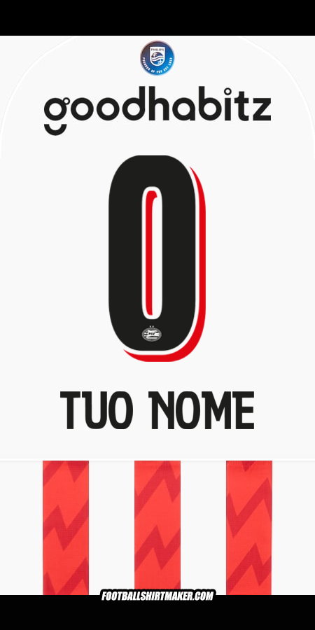 Maglia PSV 2025/2026 -  tuo nome - 0