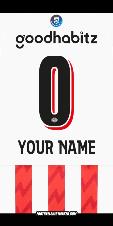 Shirt PSV 2025/2026 -  your name - 0
