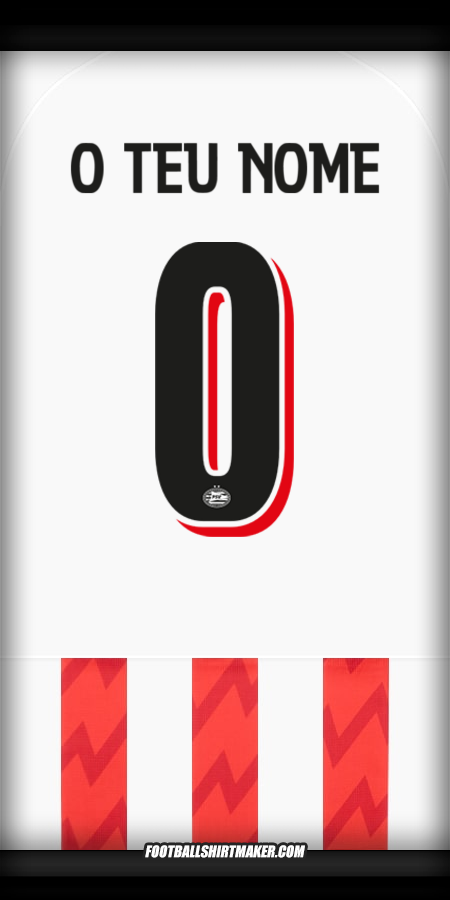 Camisola PSV Cup 2025/2026 -  o teu nome - 0