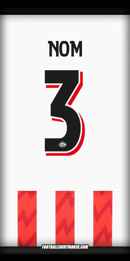 Maillot PSV Cup 2025/2026 -  nom - 3