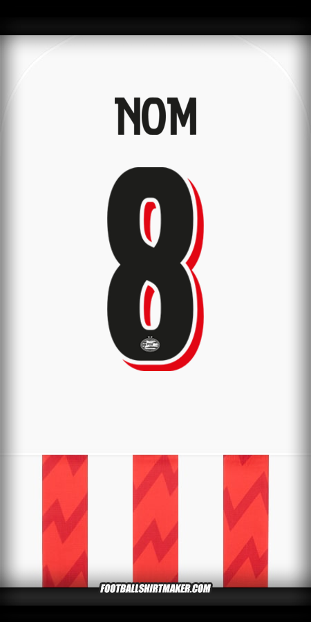 Maillot PSV Cup 2025/2026 -  nom - 8