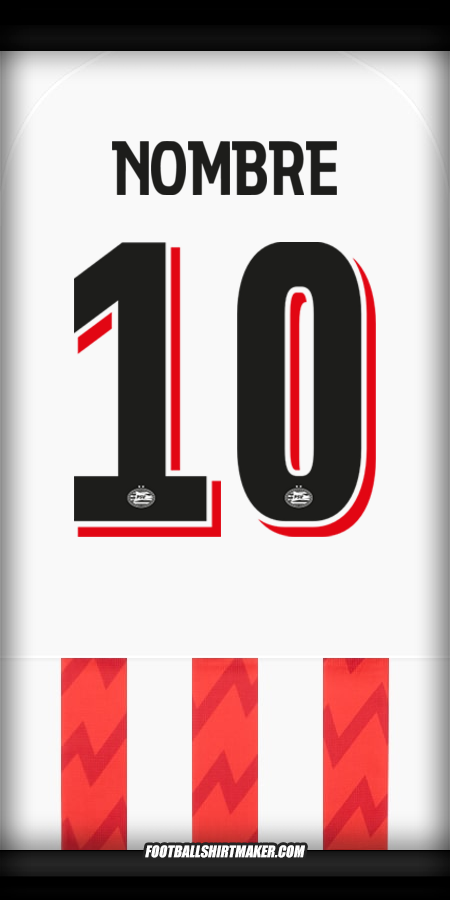 Jersey PSV Cup 2025/2026 -  nombre - 10