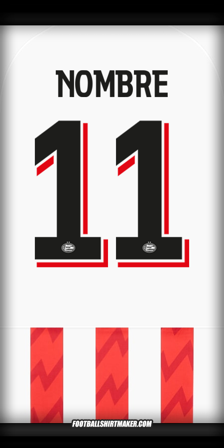 Camiseta PSV Cup 2025/2026 -  nombre - 11