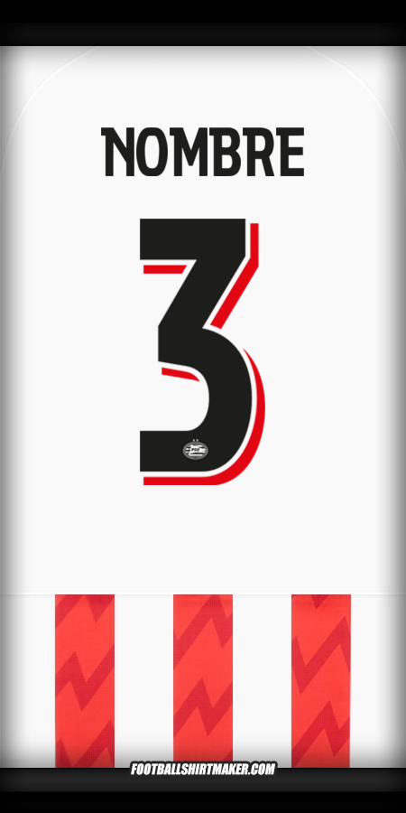 Jersey PSV Cup 2025/2026 -  nombre - 3