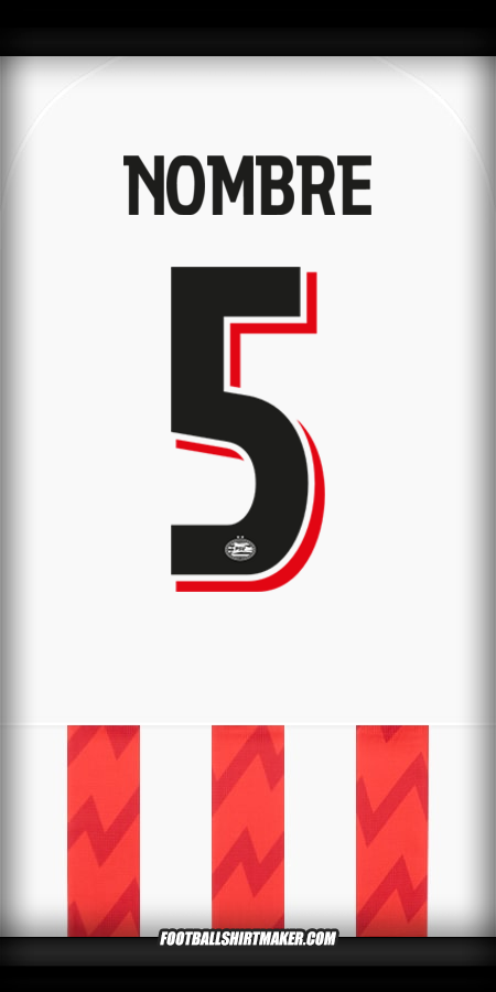 Jersey PSV Cup 2025/2026 -  nombre - 5