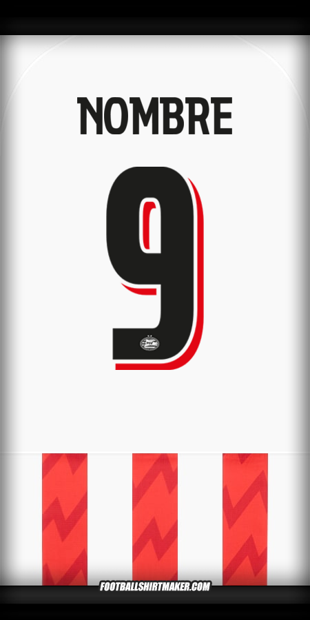 Jersey PSV Cup 2025/2026 -  nombre - 9