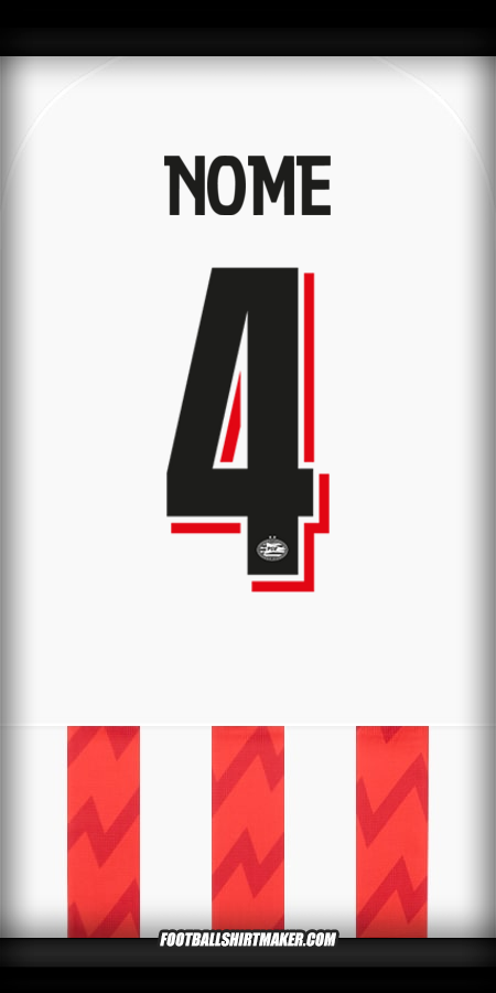 Camisola PSV Cup 2025/2026 -  nome - 4