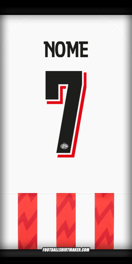 Camisa PSV Cup 2025/2026 -  nome - 7
