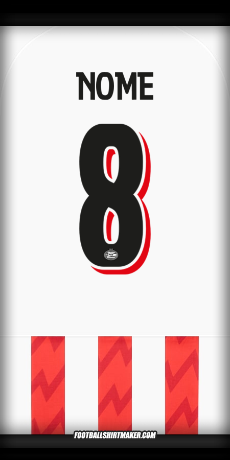 Camisola PSV Cup 2025/2026 -  nome - 8