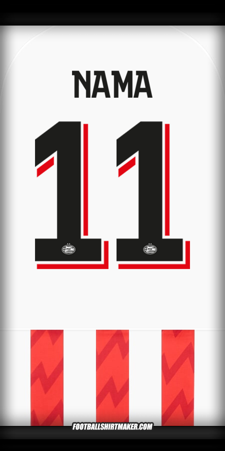 Jersey PSV Cup 2025/2026 -  nama - 11