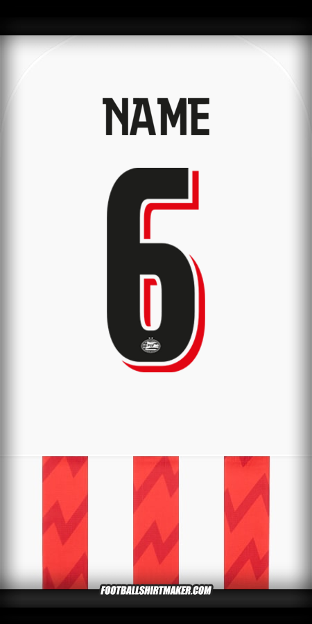 Shirt PSV Cup 2025/2026 -  name - 6