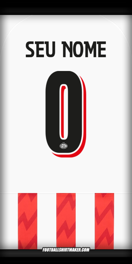 Camisa PSV Cup 2025/2026 -  seu nome - 0