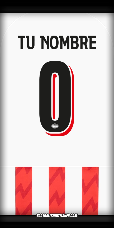 Camiseta PSV Cup 2025/2026 -  tu nombre - 0