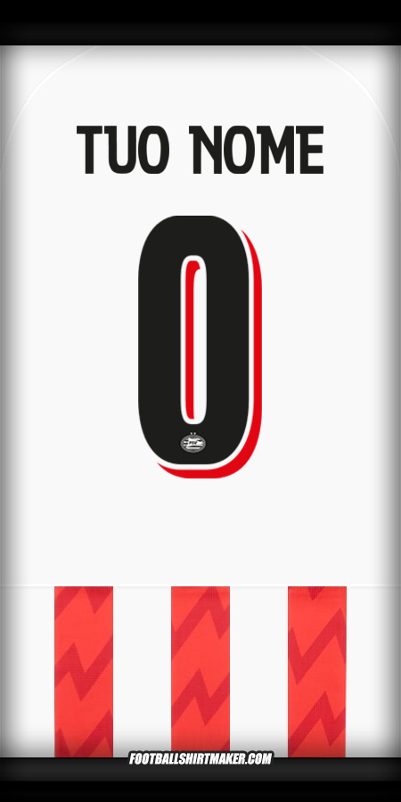 Maglia PSV 2025/2026 Cup -  tuo nome - 0