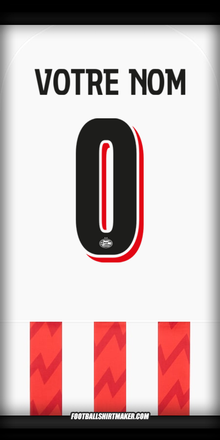 Maillot PSV Cup 2025/2026 -  votre nom - 0