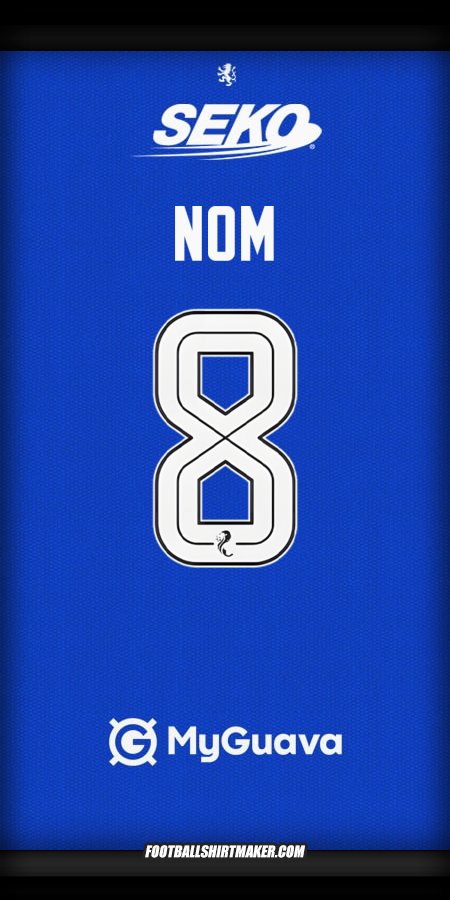 Maillot Rangers FC 2025/2026 -  nom - 8