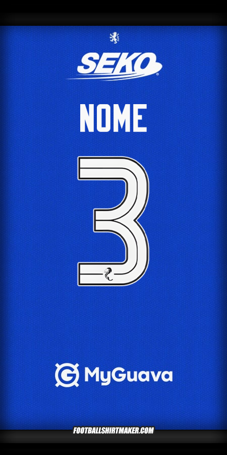 Camisa Rangers FC 2025/2026 -  nome - 3