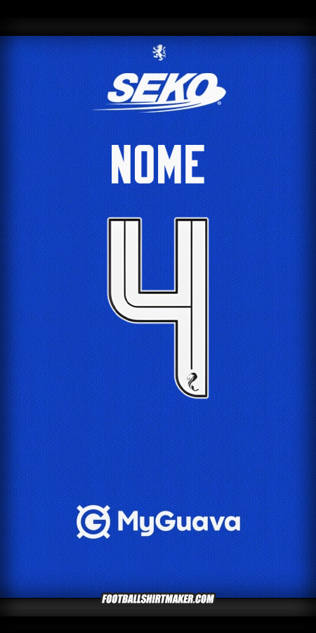 Maglia Rangers FC 2025/2026 -  nome - 4