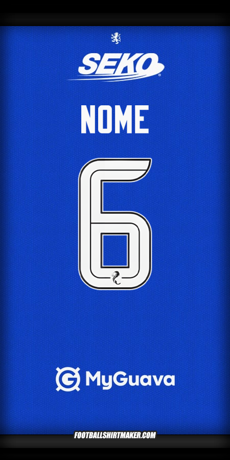 Maglia Rangers FC 2025/2026 -  nome - 6