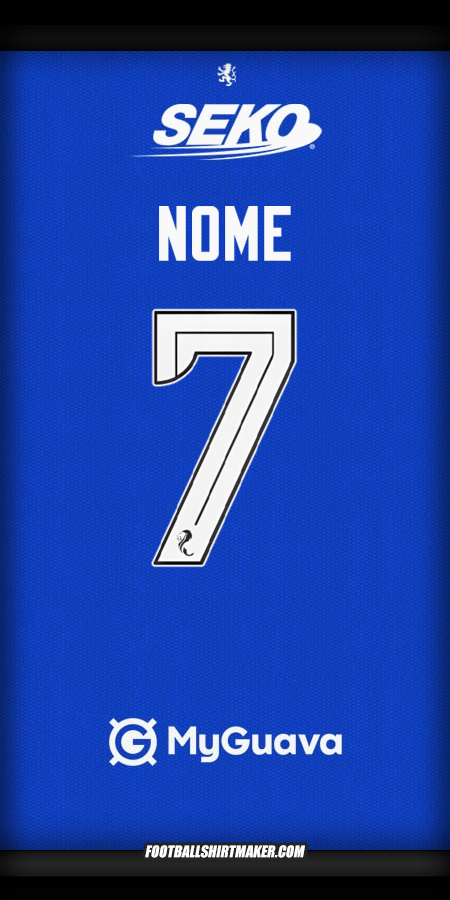 Maglia Rangers FC 2025/2026 -  nome - 7