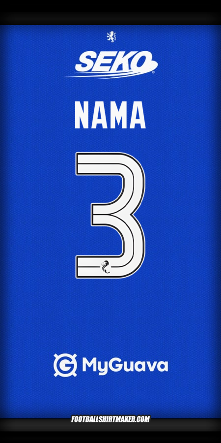Jersey Rangers FC 2025/2026 -  nama - 3