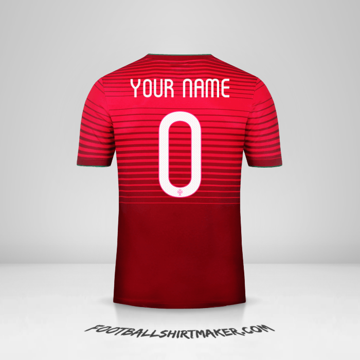 Shirt Portugal 2014/15 -  your name - 0