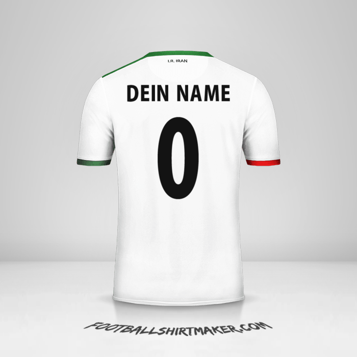Trikot Iran 2014 -  dein name - 0