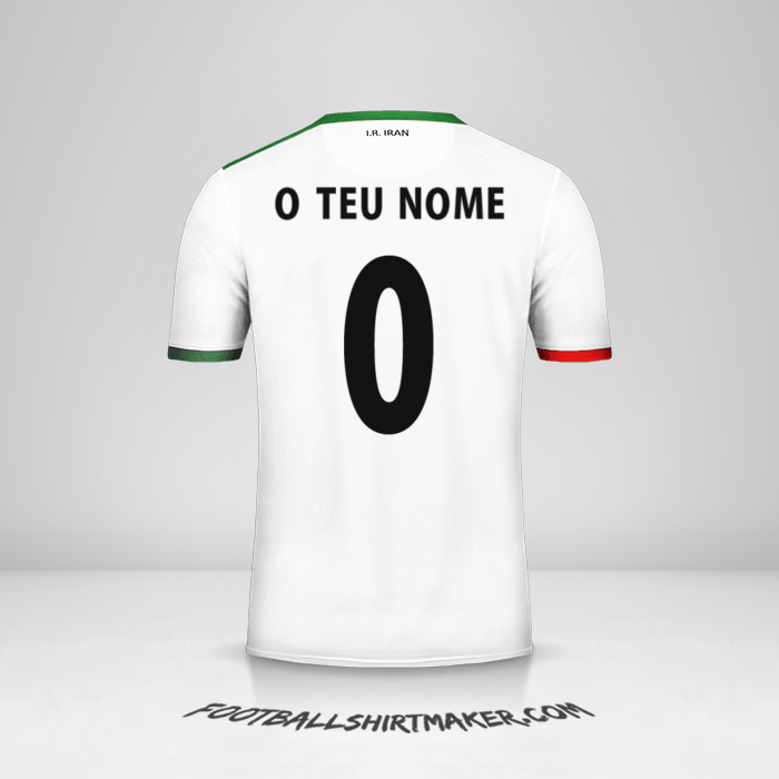 Camisola Irã 2014 -  o teu nome - 0