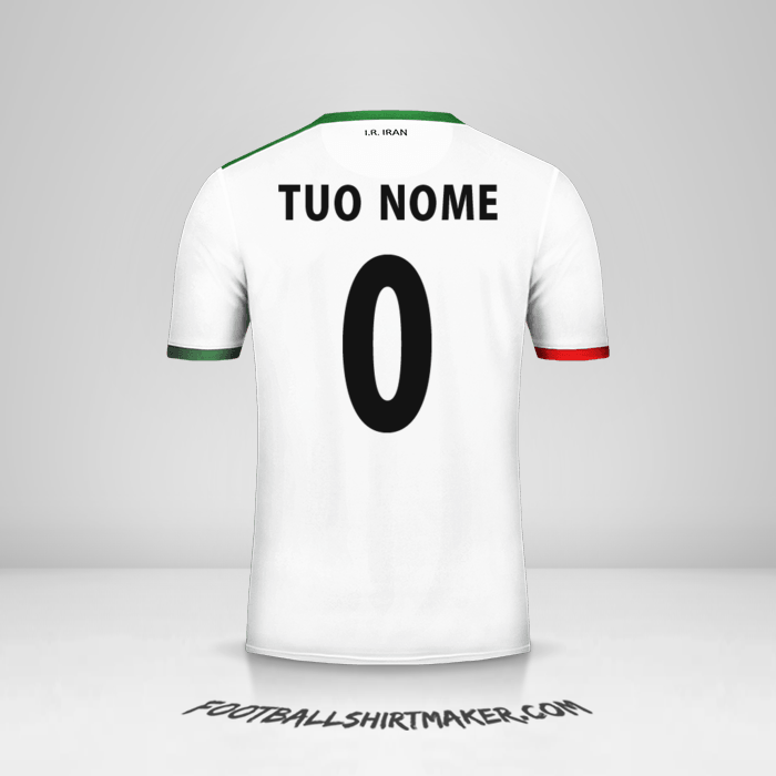 Maglia Iran 2014 -  tuo nome - 0
