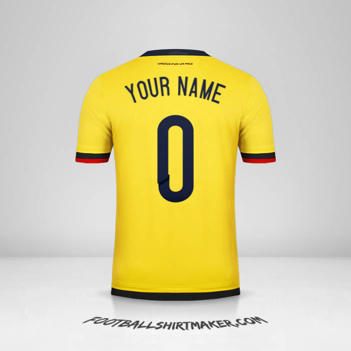 Shirt Colombia 2015 -  your name - 0
