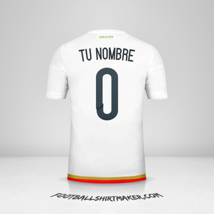 Camiseta Mexico 2015/16 II -  tu nombre - 0