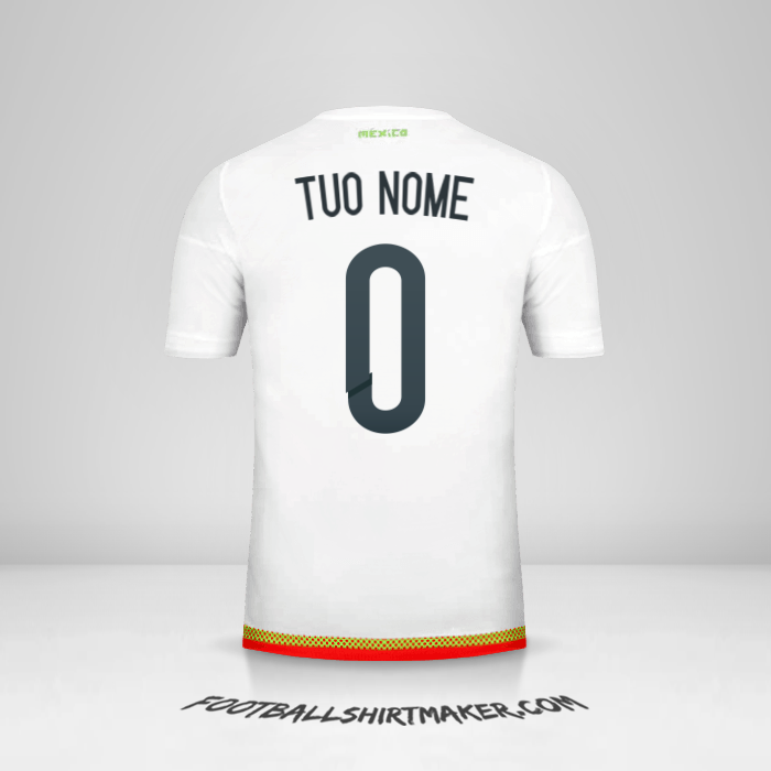 Maglia Messico 2015/16 II -  tuo nome - 0