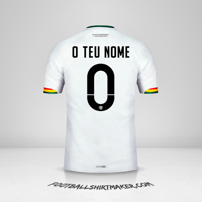 Camisola Bolívia 2015 II -  o teu nome - 0